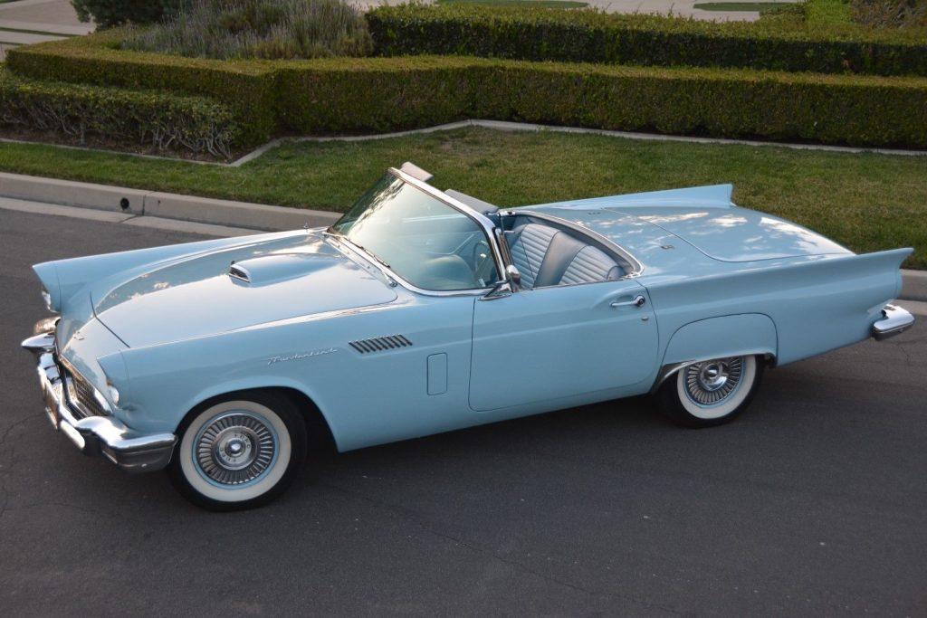 handles like a dream 1957 Ford Thunderbird Roadster convertible