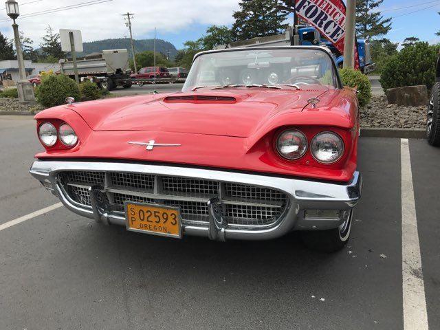 garaged 1960 Ford Thunderbird convertible