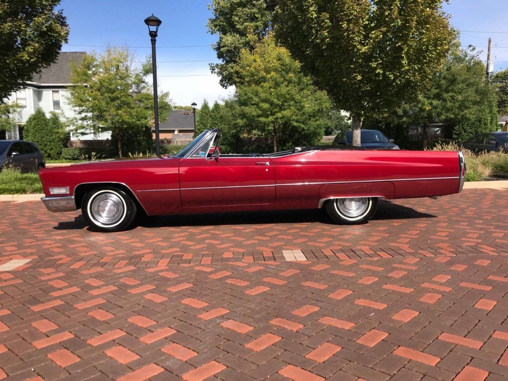 rust free 1968 Cadillac DeVille Convertible