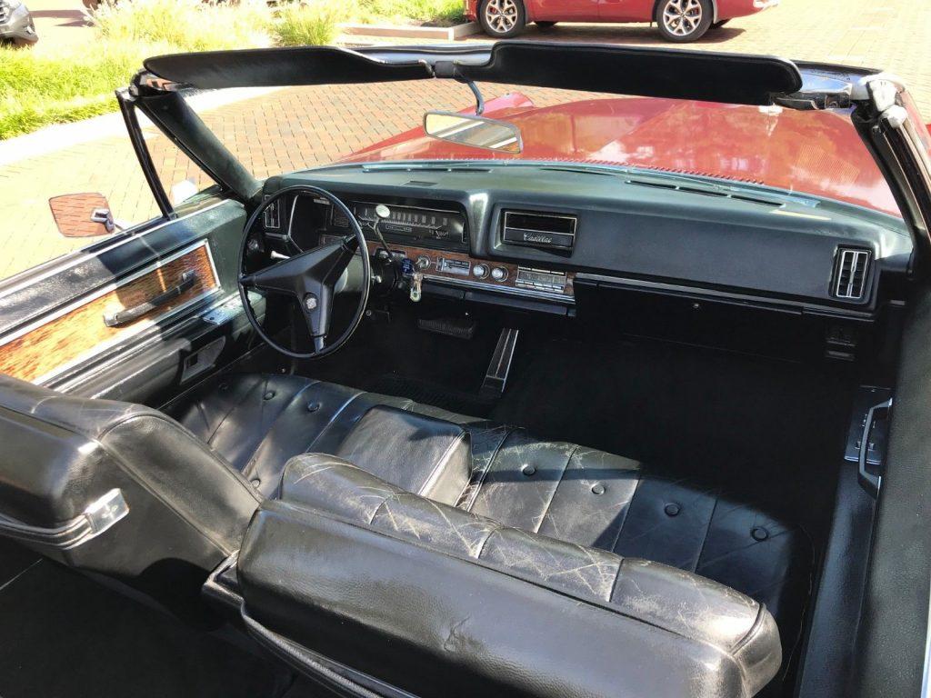 rust free 1968 Cadillac DeVille Convertible