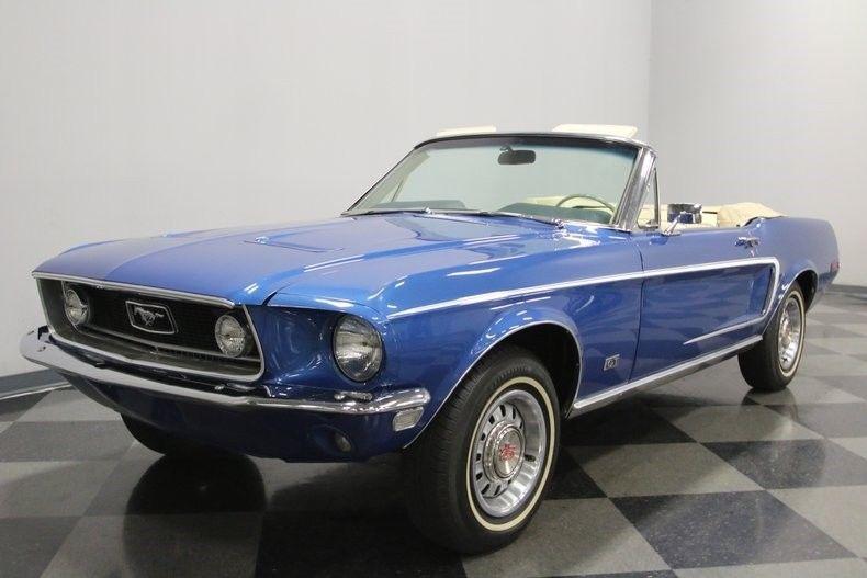 big block 1968 Ford Mustang GT Convertible