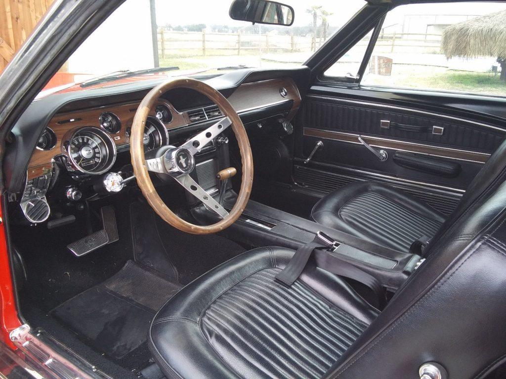 converted to V8 1968 Ford Mustang Convertible