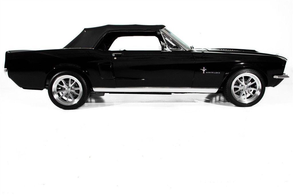 Triple Black 1967 Ford Mustang Convertible
