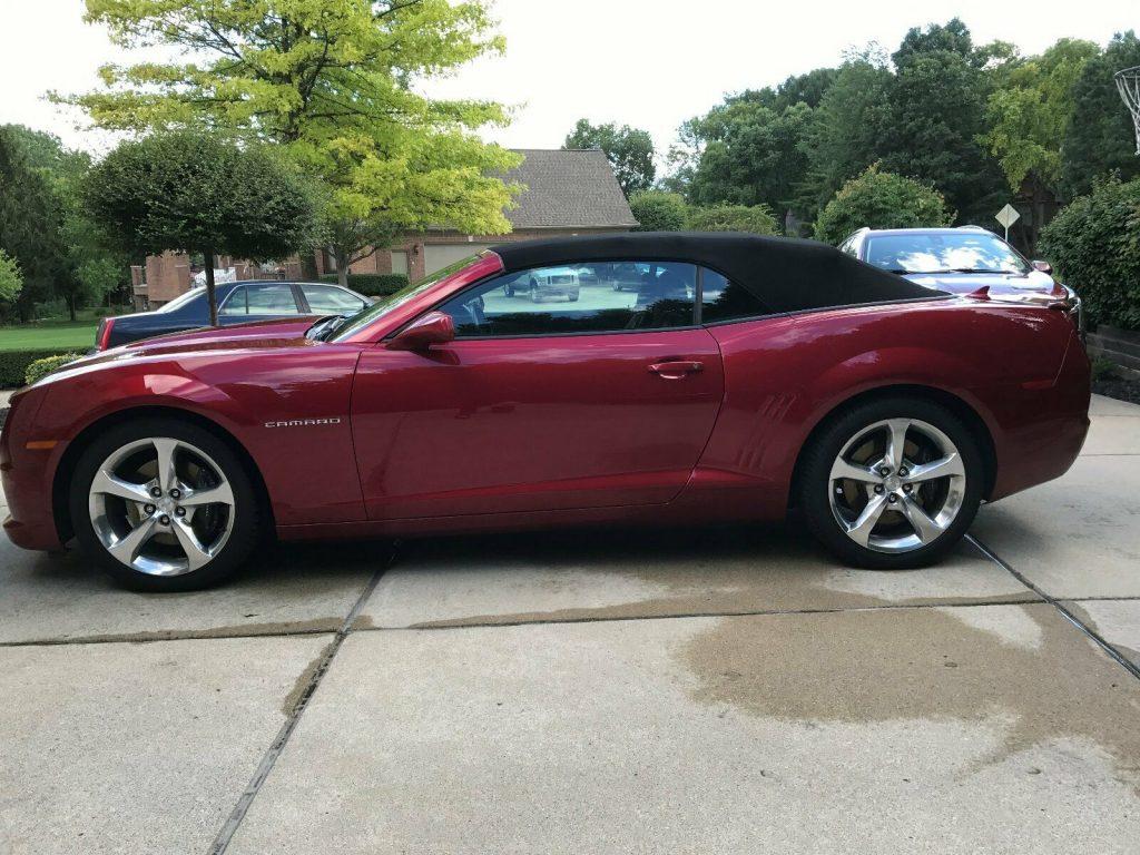 every option available 2013 Chevrolet Camaro 2SS RS Convertible