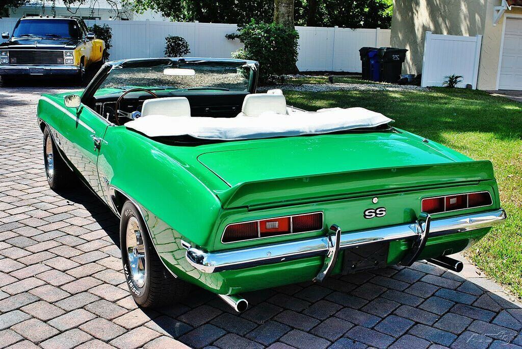 restored 1969 Chevrolet Camaro SS Convertible