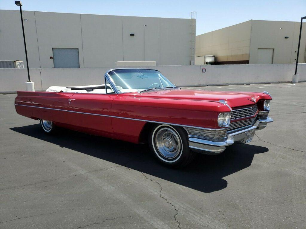 restored interior 1964 Cadillac DeVille Convertible
