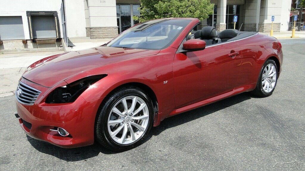 repairable 2014 Infiniti Q60 Q60 3.7L V6 Convertible