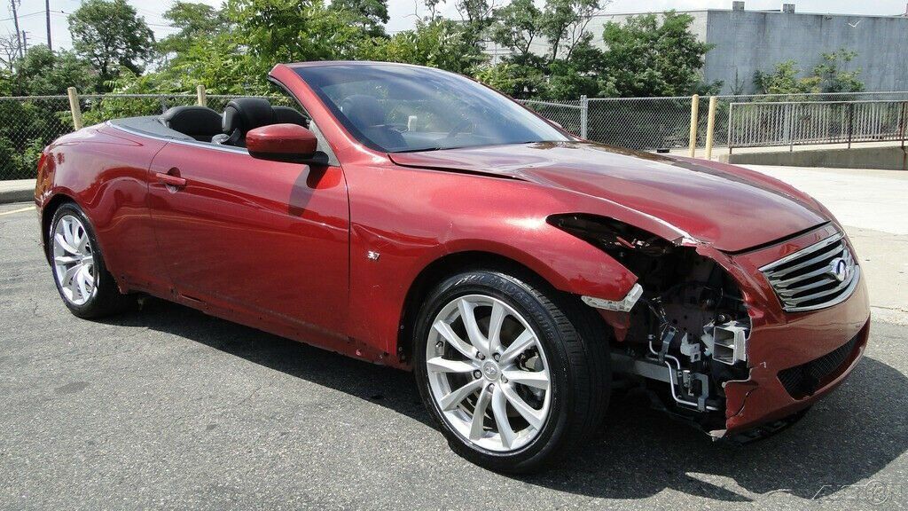 repairable 2014 Infiniti Q60 Q60 3.7L V6 Convertible
