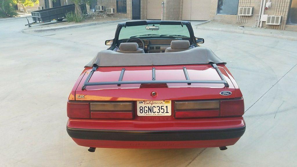 Immaculate Original Paint 1987 Ford Mustang Convertible