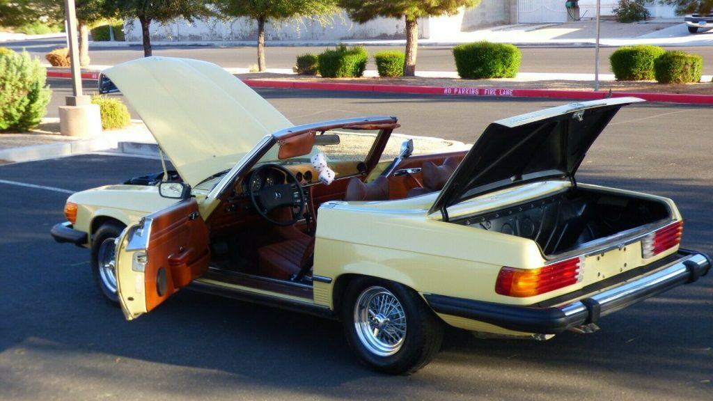 all original 1974 Mercedes Benz SL Class 450 SL convertible