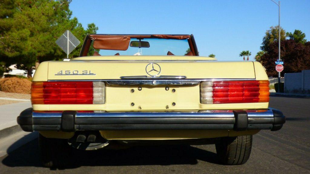 all original 1974 Mercedes Benz SL Class 450 SL convertible