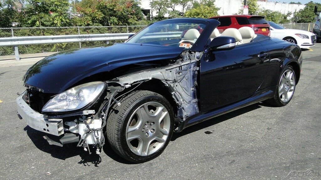 repairable 2009 Lexus SC 4.3L V8 Automatic 6 Speed Convertible