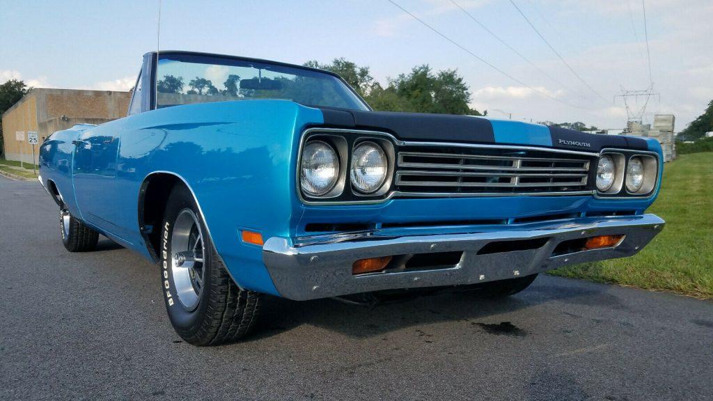 restored 1969 Plymouth Road Runner Convertible