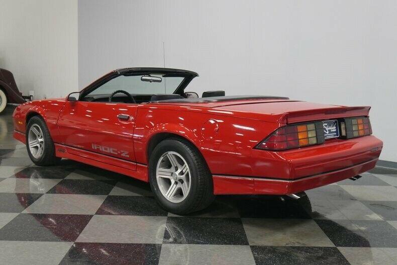 low miles 1989 Chevrolet Camaro IROC Z/28 Convertible