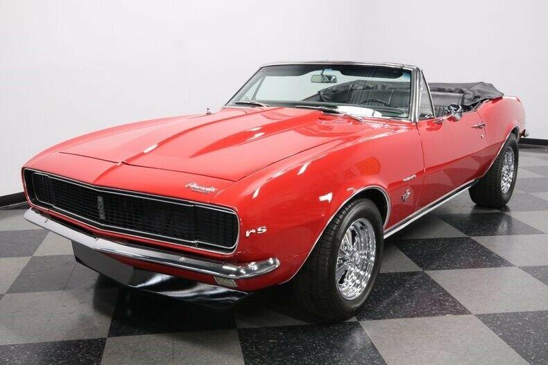 restored 1967 Chevrolet Camaro RS Convertible