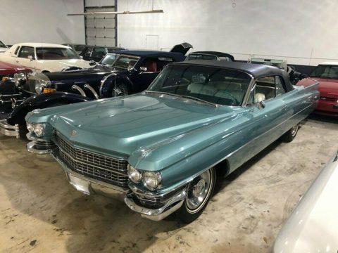 amazing original example 1963 Cadillac DeVille Convertible for sale
