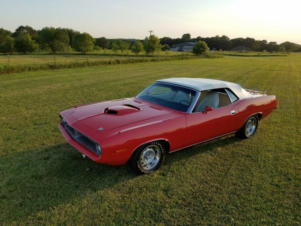 rare 1970 Plymouth Barracuda Convertible