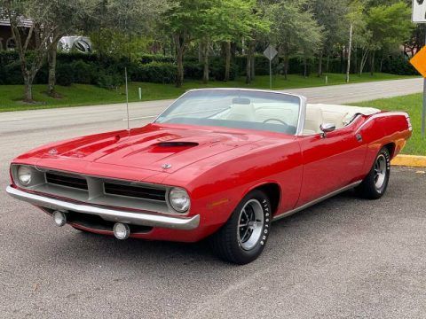 restored 1970 Plymouth Barracuda convertible for sale