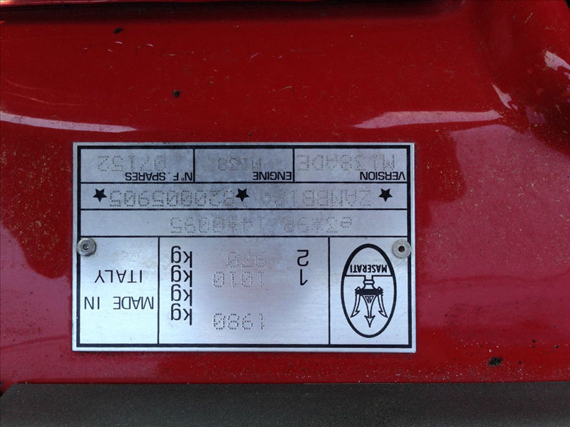 2002 Maserati Spyder Cambiocorsa Convertible