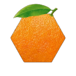 Hex Orange Address icon