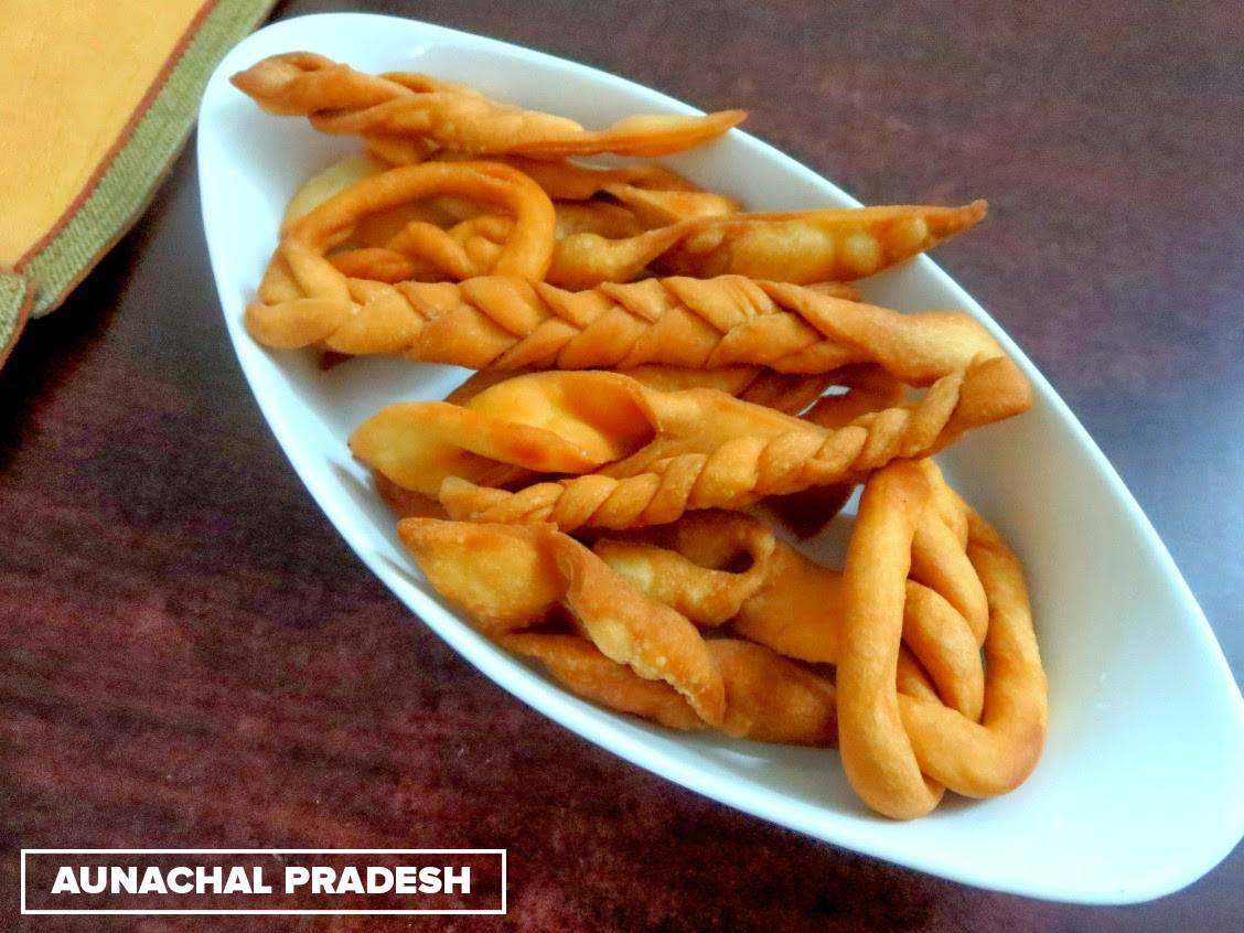 29 Desserts from 29 States in India 20 Khapse from Arunachal Pradesh Desserts