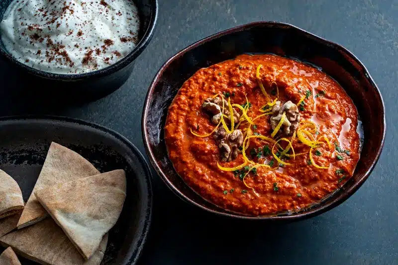 Exploring Indian Cuisine around BAPS Hindu Mandir, Abu Dhabi 8 Muhammara: Abu Dhabi's Traditional Veg classic
