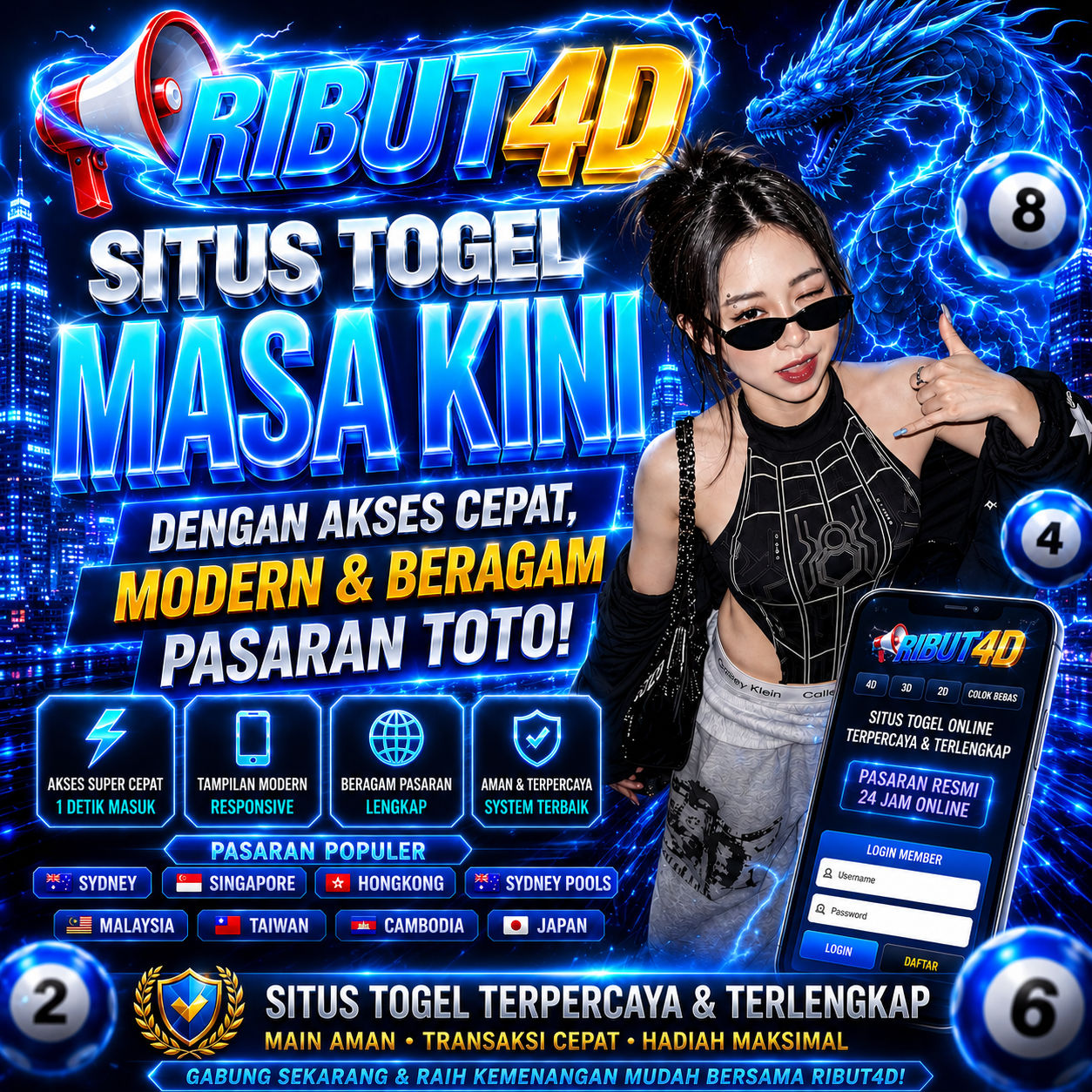 RIBUT4D > Situs Togel Masa Kini dengan Akses Cepat, Modern & Beragam Pasaran Toto!