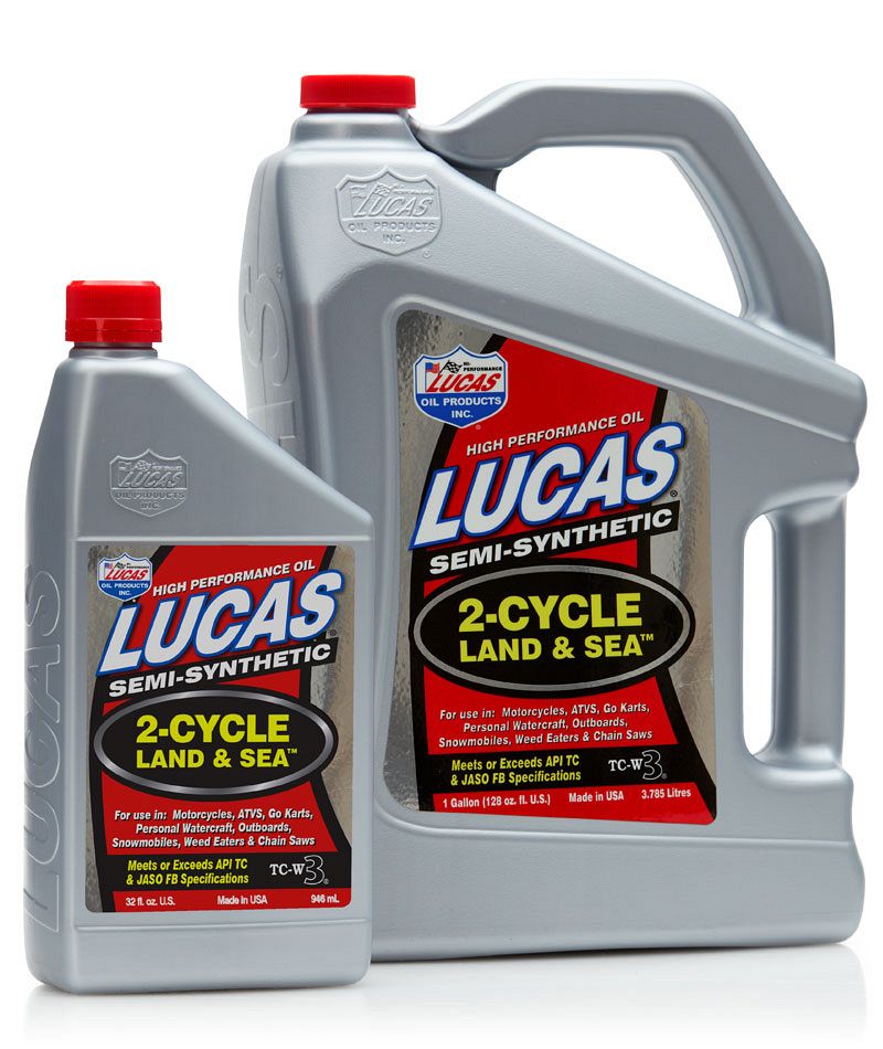 Lucas Oil, Semi-Synthetic, 2-Cycle Land & Sea, TC-W3 - 32 fl oz