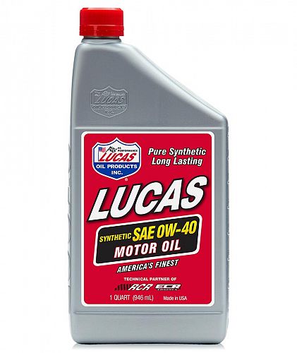 Lucas Synthetic SAE 0W40 Motor Oil 