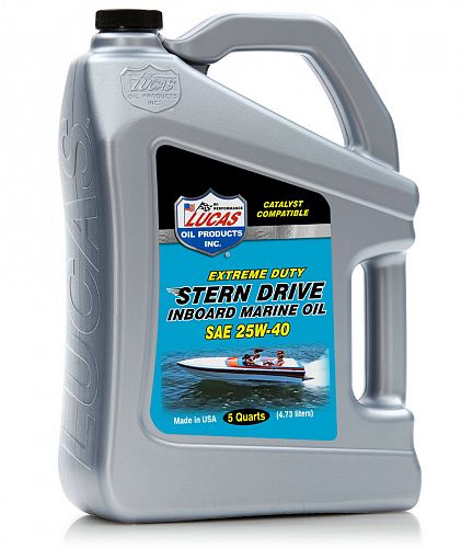 Lucas SAE 25w-40 Stern Drive Inboard Oil 