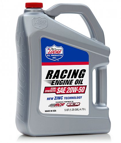 Lucas Semi-Syn SAE 20W-50 Racing Motor Oil 