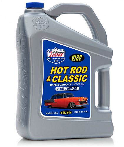Lucas SAE 10W-30 Hot Rod Oil 4.73 LITRES