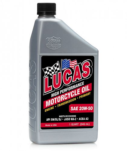 Lucas SAE 20w-50 Motorcycle Oil 