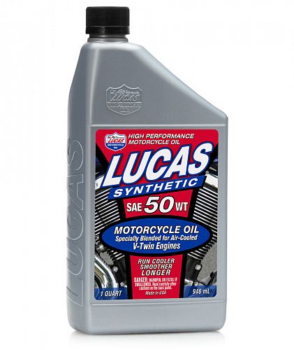 Lucas Syn SAE 50W Motorcycle V-Twin Oil 