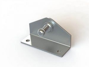 S/STEEL BRACKET FOR GAS SPRING - 10mm BALL ENDS INWARDS