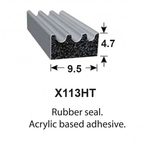 SPONGE RUBBER SEALS - 9.5x4.7mm