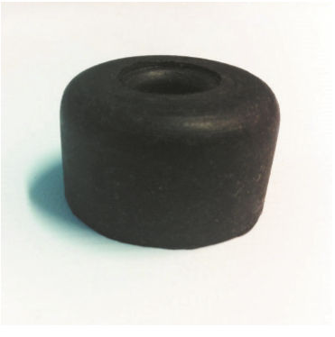 BUFFER RUBBER ROUND - (BLACK)