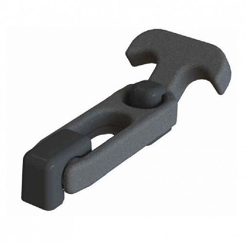 FLEXIBLE T-HANDLE LATCH RUBBER/NYLON 