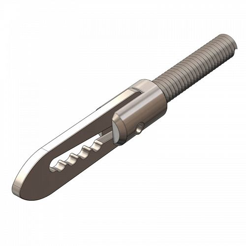 BABY STAINLESS STEEL ANTILUCE FASTENER WITH M8 THREAD 