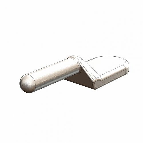 DROP-SIDE TAILGATE GUDGEON PIN - WELD ON (FORGED)