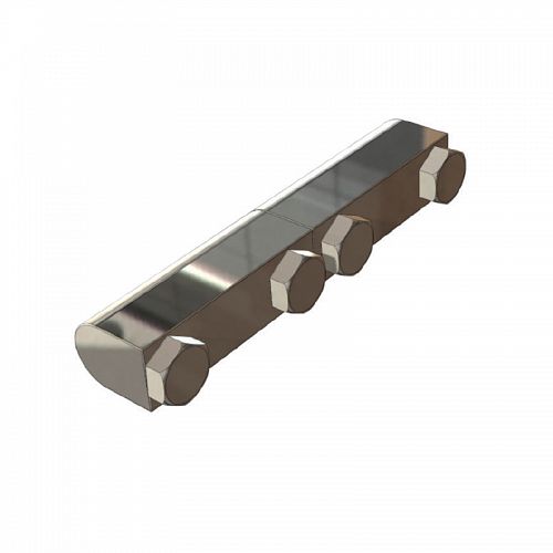 PINTLE HINGES - (BRASS/CHROME)