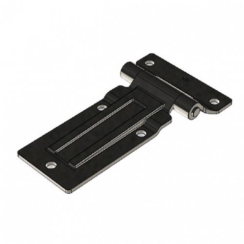SIDE DOOR HINGE - STAINLESS STEEL - 132mm LENGTH