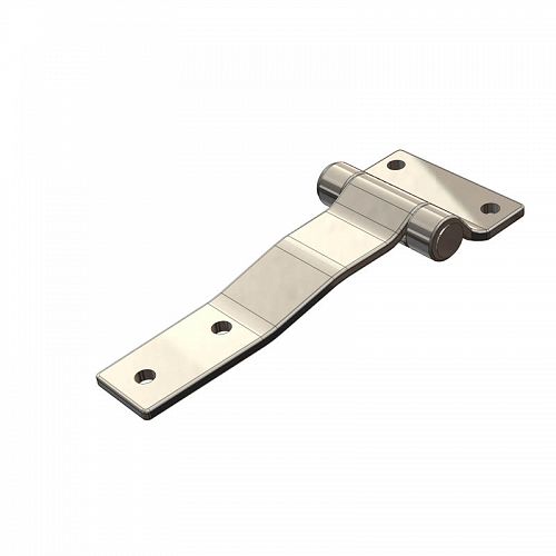 REAR DOOR HINGE - OFFSET - STAINLESS STEEL - 150mm LENGTH