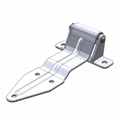 REAR DOOR HINGE - STEEL - 225mm LENGTH