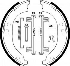 BRAKE SHOE 