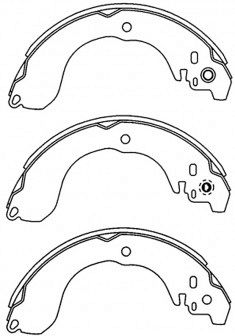 BRAKE SHOE REAR NISSAN CUBE 