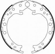 BRAKE SHOE PARKING REAR HONDA CRV ODYSSEY 