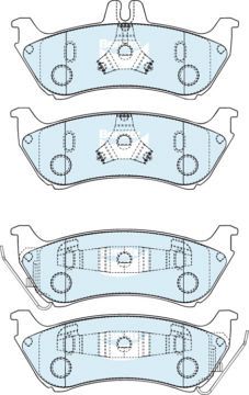 DISC BRAKE PADS 