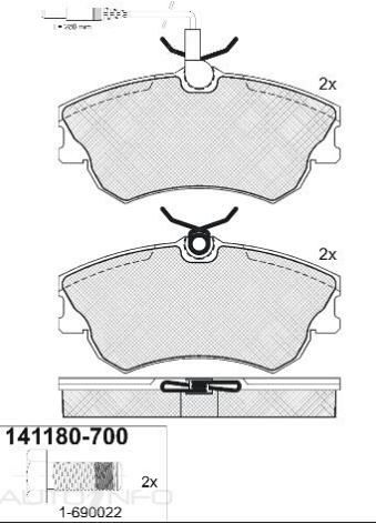 DISC BRAKE PADS 