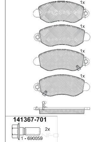 DISC BRAKE PADS 